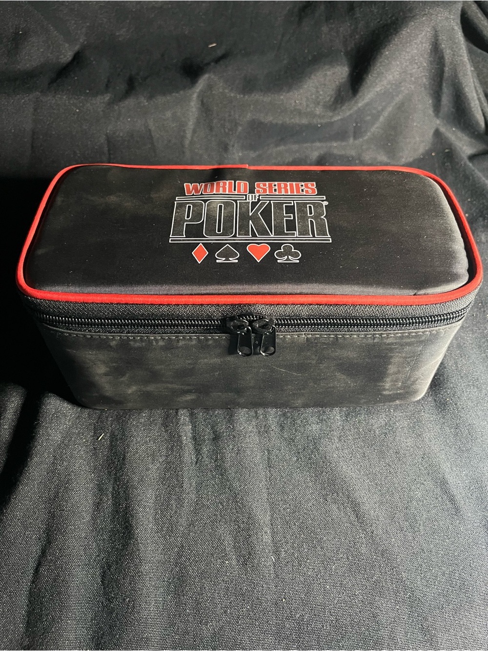Black and Red Poker Case